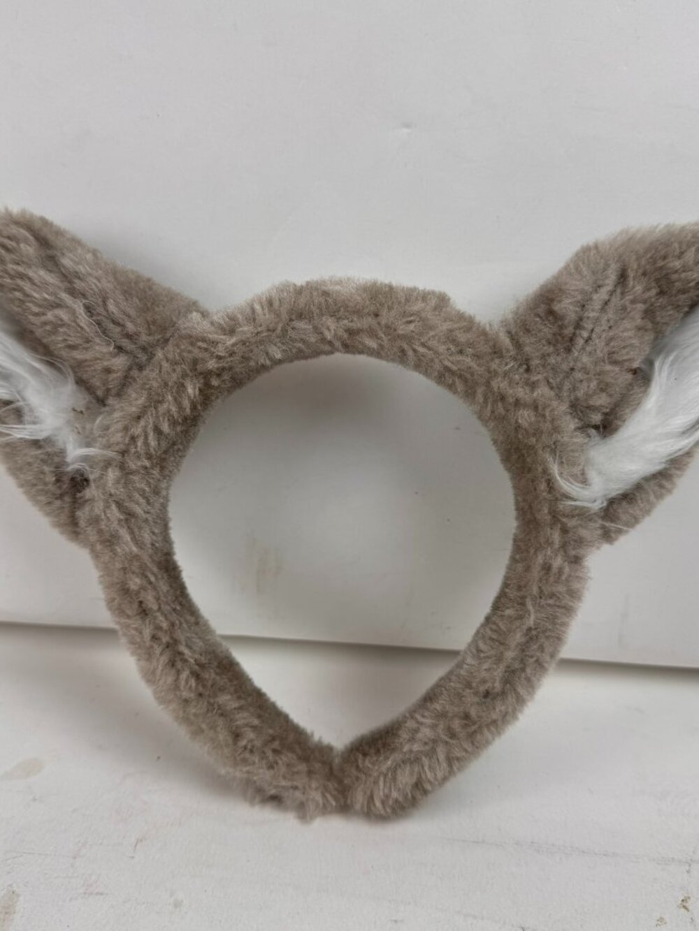 Great Wolf Lodge Wolf Ears Headband Brown Plush Faux Fur Souvenir Costume Prop